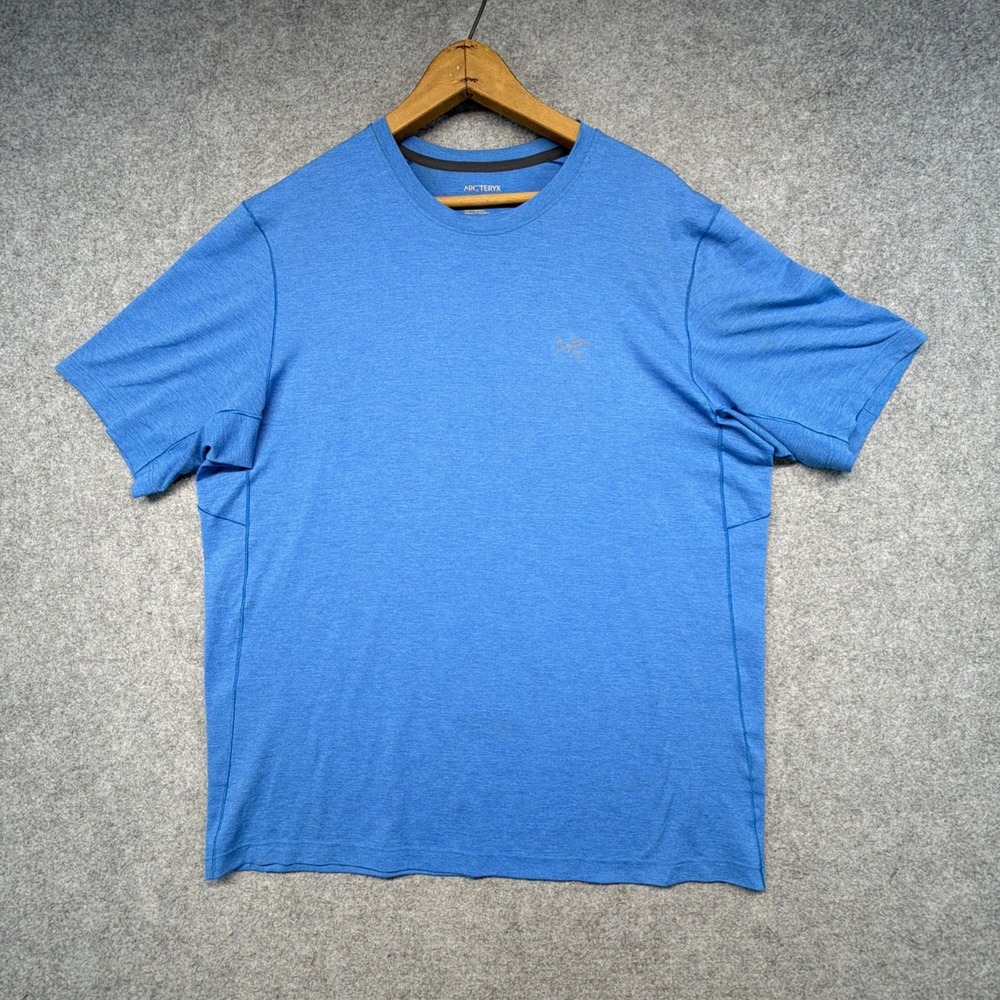 Arc'teryx Cormac Crew Neck Breathable Lightweight T-Shirt Blue Size Medium